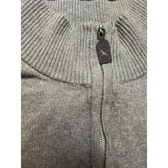 Eddie Bauer Mens Size XL Brown Oatmeal 1/2 Zip Pullover Sweater - Picture 3 of 5